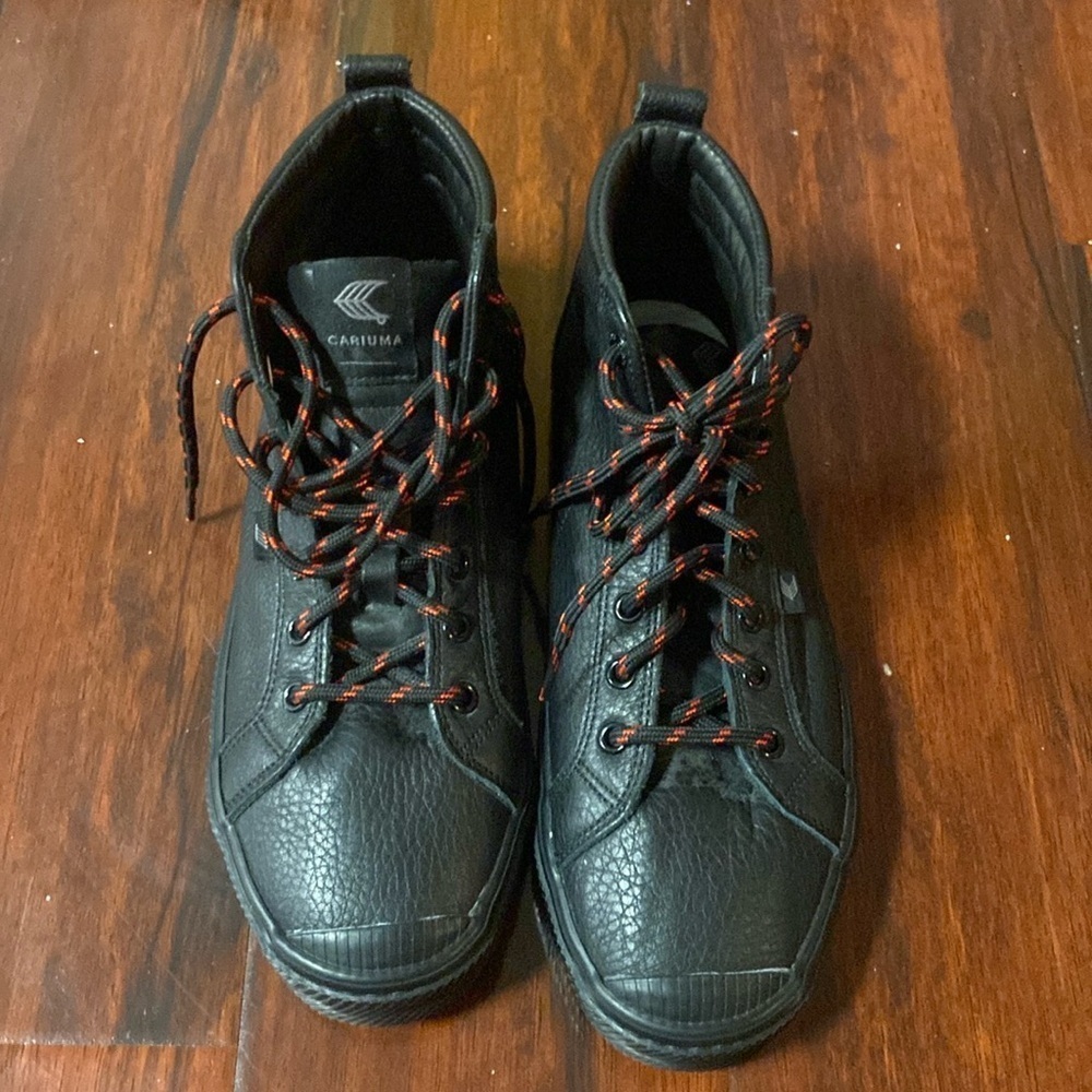 CARIUMA All Black Suede HIGH Sneaker The OCA unisex size women 9 and men 7.5